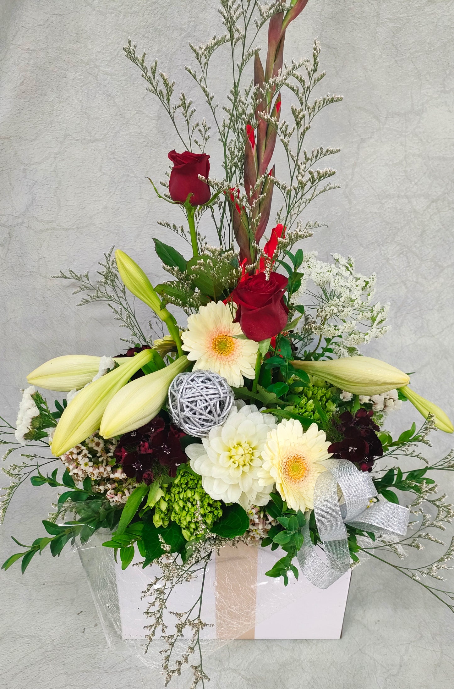 Christmas Flowers in a Box